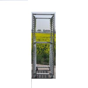 China Aluminum Stainless Steel Baking Tray Rack Trolley Commercial Bakery Cooling Rack factory