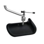 Black PU Metal Stainless Steel Obstetric Leg Holder For Hospital Beds