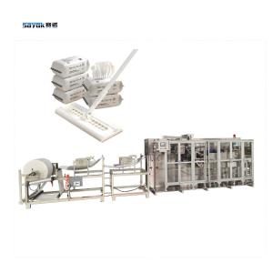 China Host Speed Control Wet Floor Wipes Packing Machine Customizable Packaging Designs factory