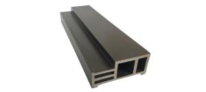 China 98mm 43mm Balcony 2.2meter WPC Composite Handrail factory