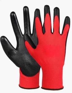 China Anti Static Safety Seamless Gloves Soft Dust Proof Gloves EN388 factory