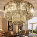 Luxury Crystal Lounge ceiling lights for Indroom home project Lighting Fixtures