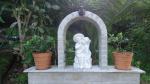 Garden stone white fountains,home white marble park stone fountain ,China stone