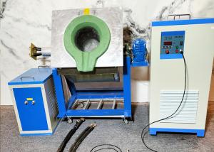 China Metal Medium Frequency Melting Furnace 110KW For Gold Silver Copper factory