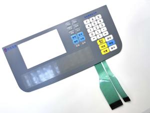 China Pocket Layered Graphic LCD Printing Membrane Switch Overlay Foil For Medical Enclosure factory
