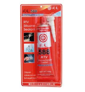 China ISO Approved Hutiian 588 RTV Silicone Gasket Maker / rtv red silicone sealant factory