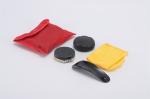 men's luxury leather shoe polish kit Shine Cleaning Footwear Care Set Nylon Bag
