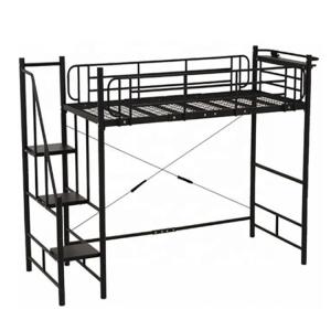 China Knock Down 2 Layers Steel Metal Bunk Bed Frame factory