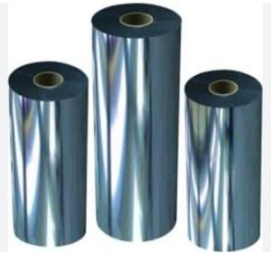 China Custom Printing Soft Heat Sealable Silver Metallized Bopp Film for Flexible Packaging factory