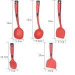 BPA Free 5 Pieces Silicone Spatula Kitchenaid Cooking Utensils Set Heat