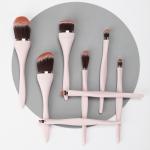Compact Plastic Handle UV coating Mini Makeup Brush Set 14.5mm