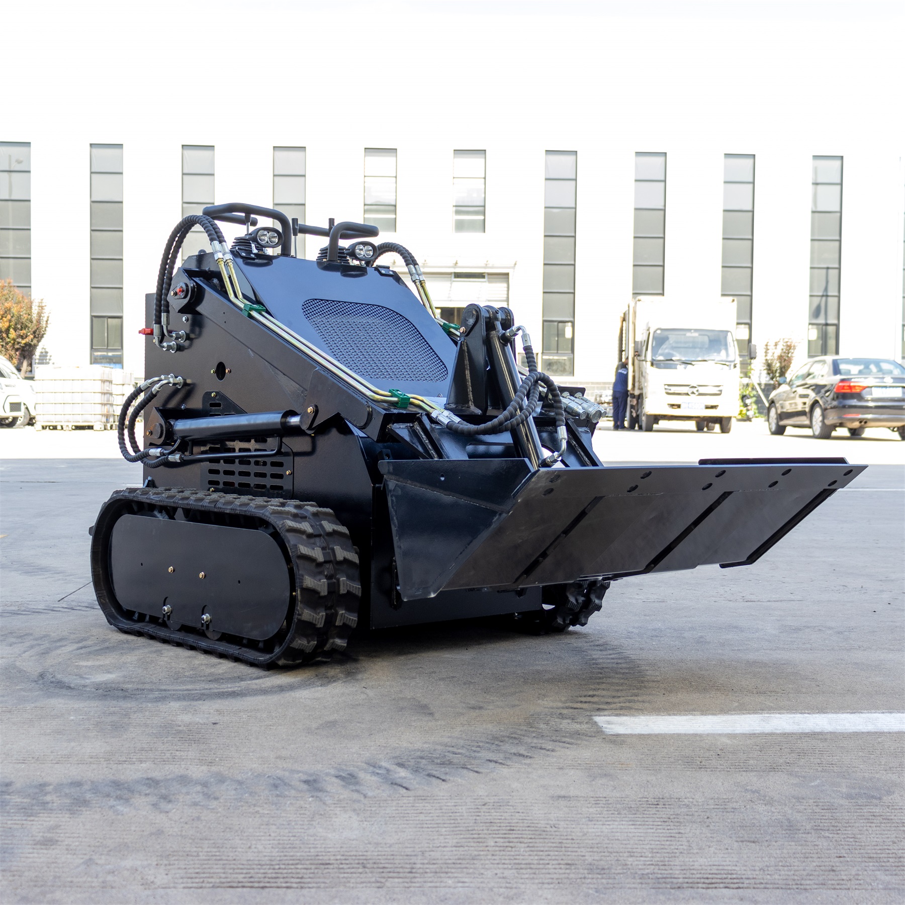 25hp Diesel Petrol Mini Skid Loader with EPA Engine and Crawler Wheel 280kg 380kg
