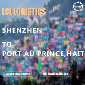 China EXW FOB LCL International Shipping Service From Shenzhen To Port Au Prince Haiti factory