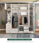 MDF Panel Bedroom Closet Furniture Almirah Cloth Combination Designs