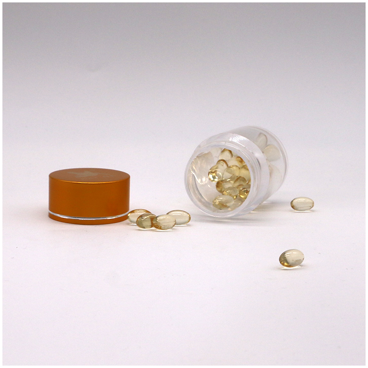 Pharmacy Medicine Tablets Container 30mL PS Bottle with Aluminum Cap and Custom Color