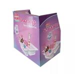 Innovative PDQ Cardboard Countertop Display 2 Layers For Toys Snacks Candy
