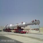 Turntable Bolster Gooseneck Modular Trailer for carrying 120 ton 200 ton tank