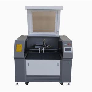 China CO2 Fiber Laser Engraving Cutting Machine 40W 60W 80W 2 In 1 CW3000 factory