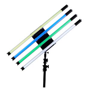 China 69cm 2ft RGB Video Tube Lights 20 watt 95ra 4 Feet LED Tube Light 12 Pre Set Effects factory