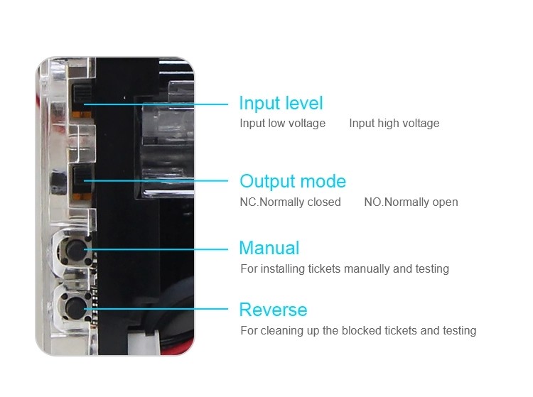 Ticket Dispenser Arcade Game Machine Parts For Supermarket Candy Prize Vending Machine