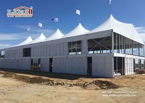 China Special Design Aluminum High Peak Double Deckers Canopy Tent for Outdoor Event factory