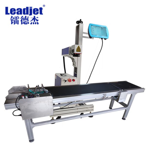 China 220V Expiry Date Code Printer , 1kVA Laser Batch Coding Machine For Engraving ABS factory