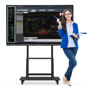 China Windows10 Non-Reflective Glass Interactive Touch Screen factory