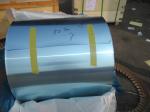 Blue , Golden Epoxy Coated Aluminium Fin Strip For Air Conditioner 0.15mm