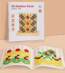 Preschool Interactive Montessori Educational Toy BPA Free Rattles Teether 3D