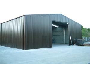 China Custom Design Sandwich Panel Steel Frame Storage Buildings For Farm Wind Resistant factory