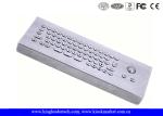 IP65 Rated Industrial Computer Desktop Mini Metal Keyboard With Trackball
