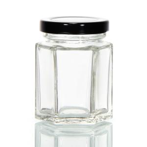 China Food Grade 220Ml 280Ml 380Ml 500Ml Vintage Quilted Tea Canister Glass Jar With Lug Cap factory