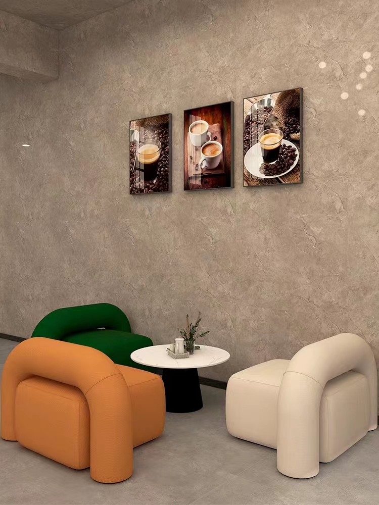 Star Hotel Lobby Furniture Leisure Sofas Chairs Tables Custom Regular Size