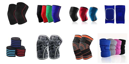 Amazon Hot Selling Neoprene Knee Sleeves for sports Training use