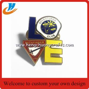 China Resin coating soft enamel custom lapel pin no minimum lapel pin with logo butterfly clutch lapel pin on sale