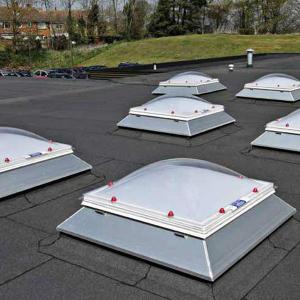 China Clear Commercial Dome Skylights , 100 % Virgin Polycarbonate Skylight Dome Cover factory