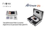 Artmex V8 7 inch glass touch screen MTS + PMU digital tattoo professional