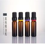 Dustproof Amber Essential Oil Glass Bottles ISO9001 Portable Eco Friendly