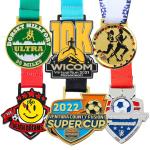 Custom 2d 3D Metal Zinc Alloy Enamel Medal Marathon Running Medals