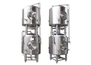 China 500 L Vertical 304 Stainless Steel Bright Beer Tank , Beer Serving Tanks factory