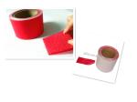 Heat sensitive customizable PVC material printable tamper evident shrink bands