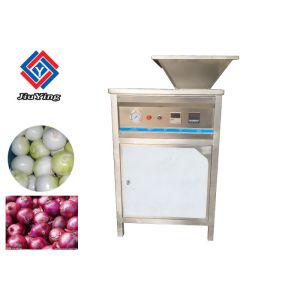 China Professional Onion Processing Equipment , Lower Power Garlic Peeling Machine factory