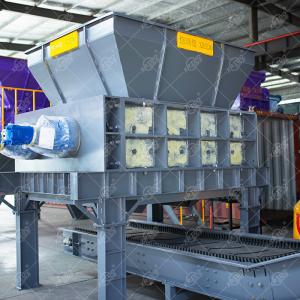 China Large-sized Furniture Shredders Sofas And Mattresses Shredder For Fabrics Sponges Wood RDF Production Plant factory