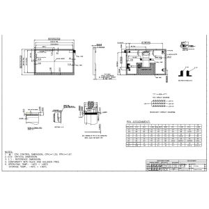 China 7Inch High Brightness Monitors 800×480 -40 ~ 85 °C 1000Cd/M2 Flexible Lcd Panel factory