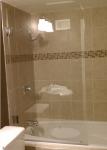 Frameless Tempered Glass Shower Screen CE Bathtub Shower Screen Glass