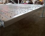 Strong Perforated 12 Foot Scaffold Planks Metal Walk Boards Customized Length