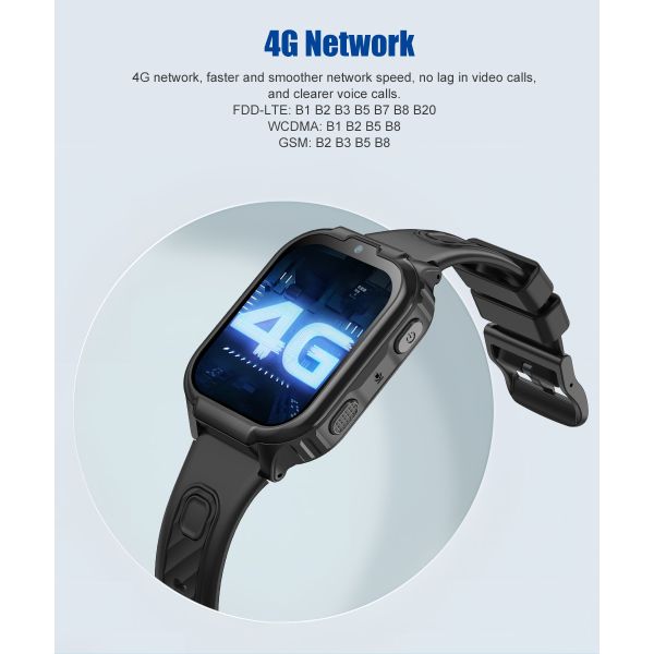 1+16GB 4G Sim Card Kids Smart Watch Android D55 Kids Smartwatch For Boys