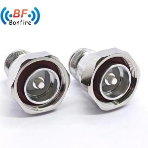 China 4.3-10 Male to 7/16 DIN Female Crimp Connector for LMR240 Cable From Setsail Telecom Parts factory
