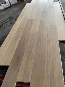 China White Oiled &amp; Smoked French Oak Engineered Wood Flooring to UK factory