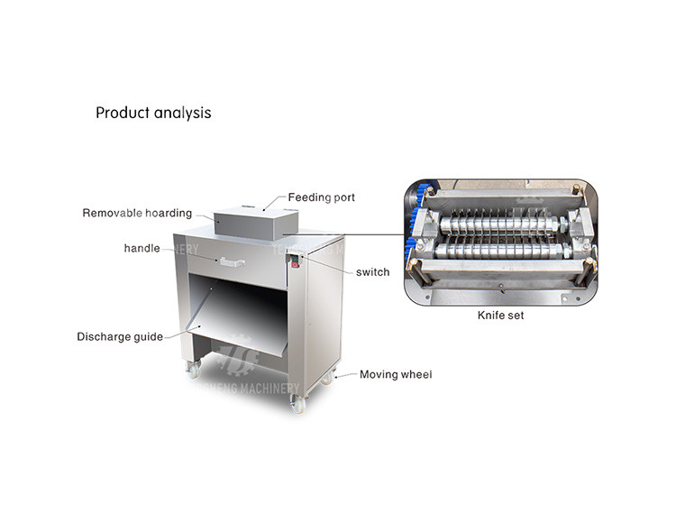 500KG/H Commercial Automatic Bone Meat Processing Machine